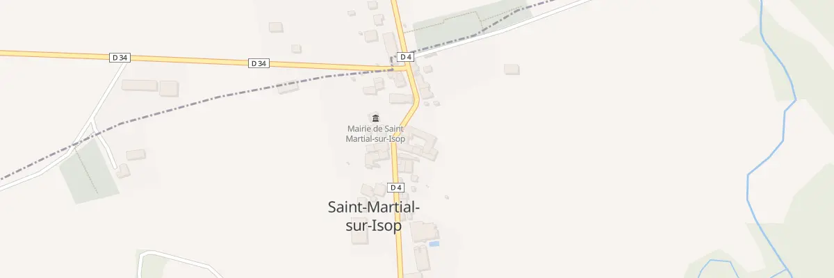 Plan du 5079 Le Bourg à Saint-Martial-sur-Isop