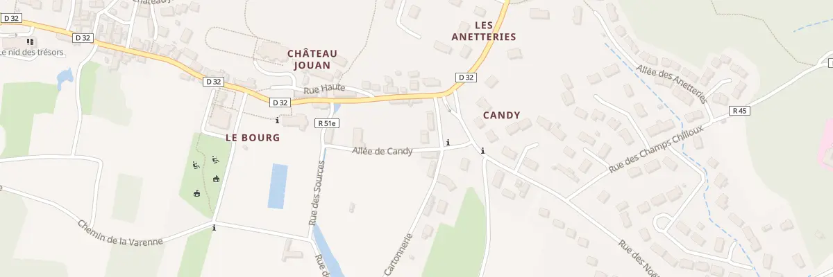 Plan du 278 Le Bourg à Truyes