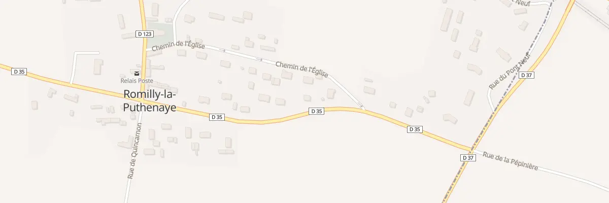 Plan du 13 Rue de l’Ecole à Romilly-la-Puthenaye