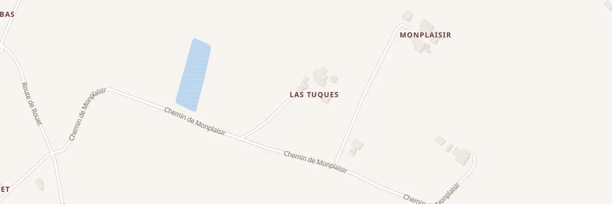 Plan du 393 Che de Monplaisir à Saint-Aubin