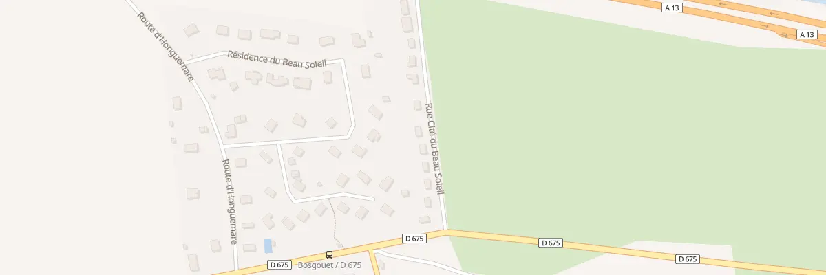 Plan du 6 Cité du Beau Soleil à Bosgouet