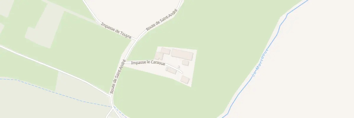 Plan du 5026 Au Caraoue à Saint-Mézard