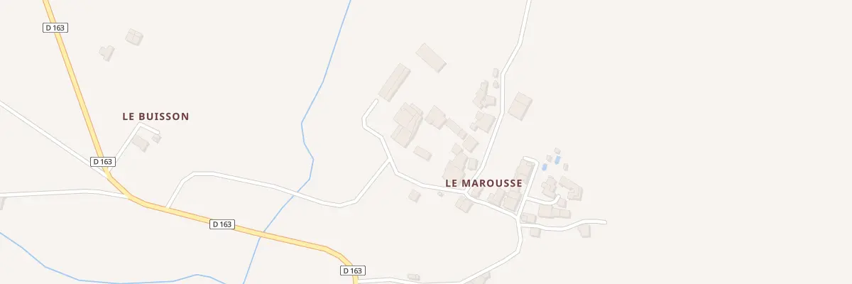 Plan du 5101 Le Marousse à Saint-Christophe