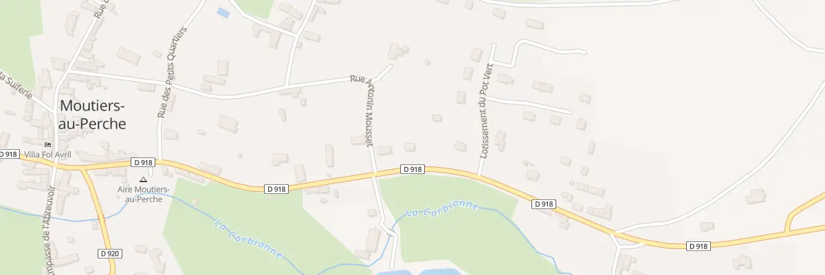 Plan du 15 Rue Auguste Colas à Moutiers-au-Perche
