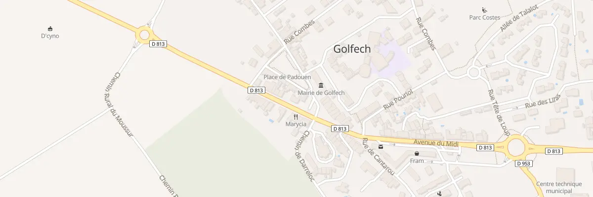 Plan du 2 Av d’Aquitaine à Golfech