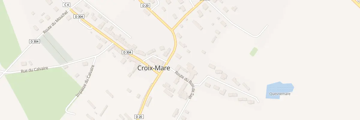 Plan du 723 Rte de Fréville à Croix-Mare