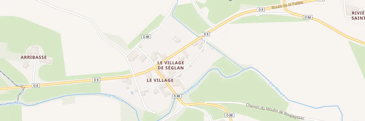 Plan du 18 Le Village à Saint-Élix-Séglan