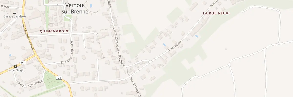 Plan du 28 Rue Neuve à Vernou-sur-Brenne