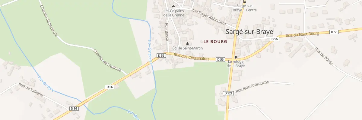 Plan du 1 Rue des Centenaires à Sargé-sur-Braye