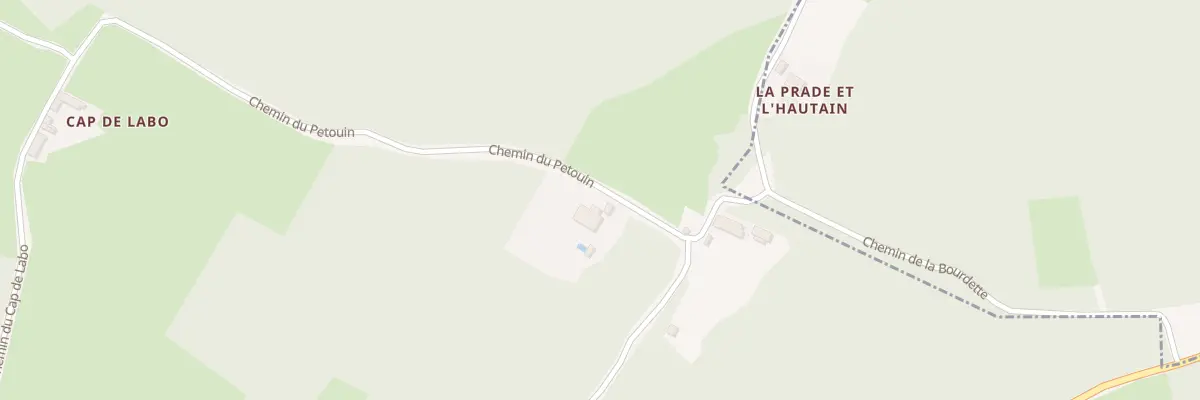 Plan du 1A Cap de Labo à Sepx
