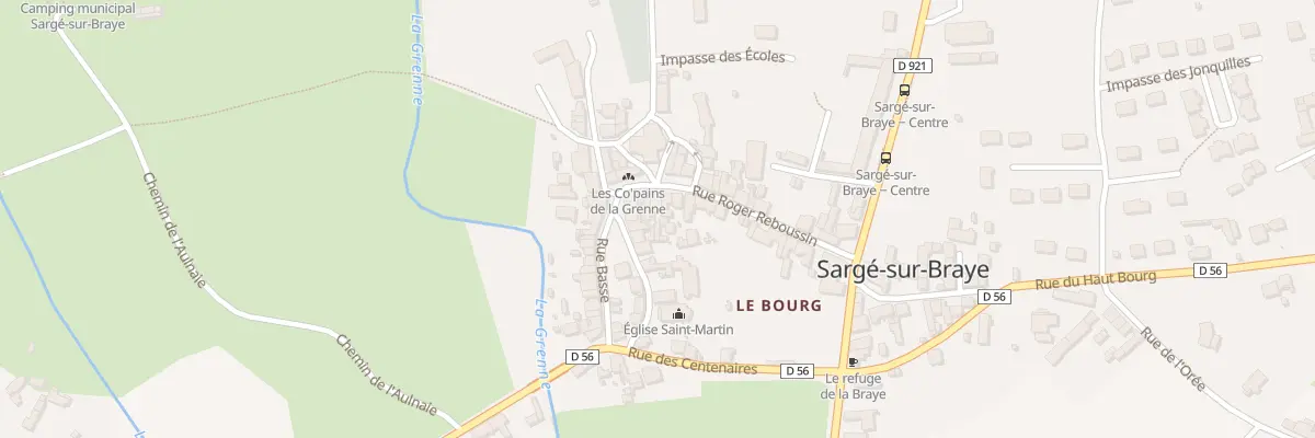 Plan du 21 Rue Roger Reboussin à Sargé-sur-Braye