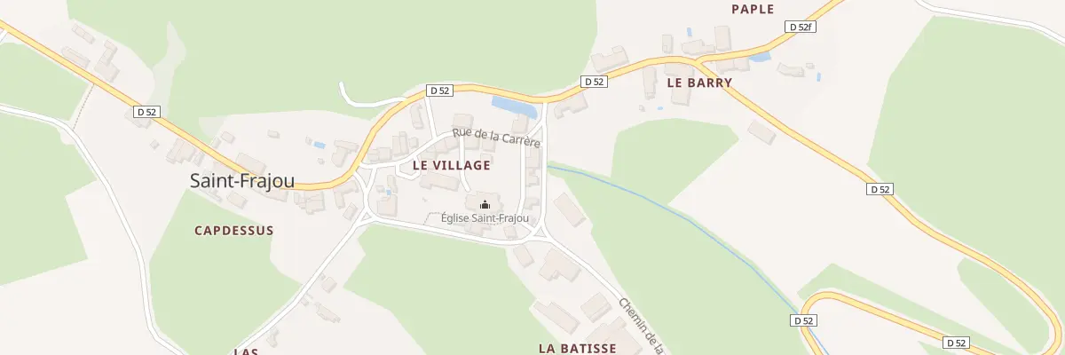 Plan du 108 Le Village à Saint-Frajou