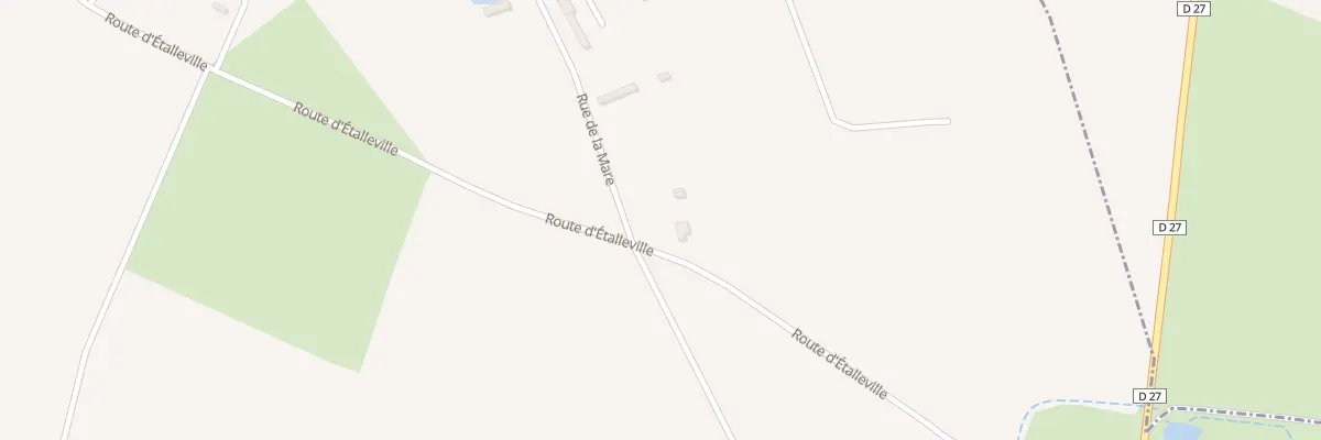 Plan du 1 Rue de la Mare à Prétot-Vicquemare