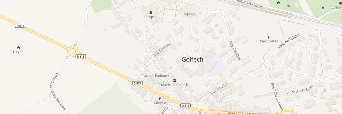 Plan du 2 Rue Combes à Golfech