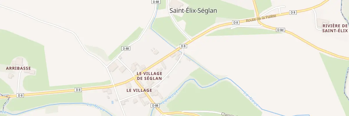 Plan du 16 Le Village à Saint-Élix-Séglan