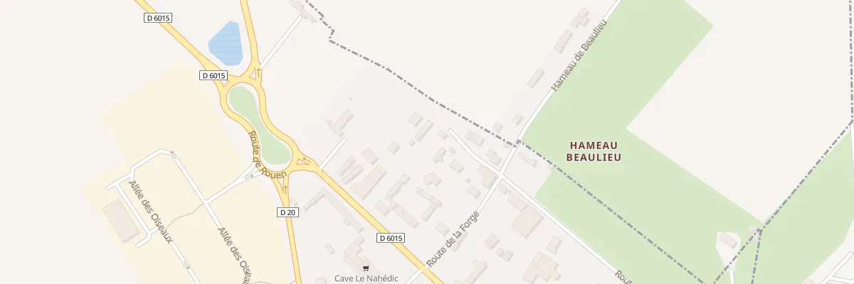 Plan du 89 Imp de la Forge à Croix-Mare