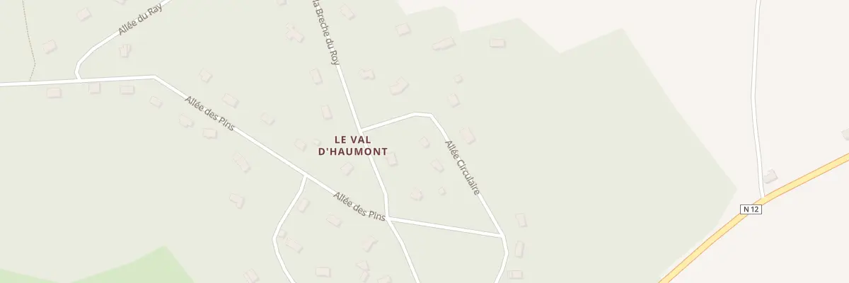 Plan du 16 All Circulaire à Pullay
