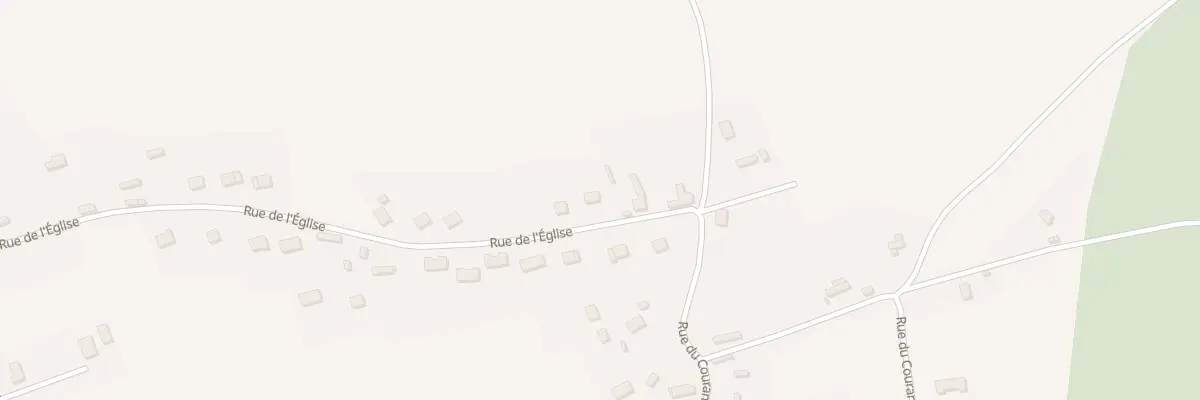 Plan du 9942 Rue de l’Église à Sébécourt