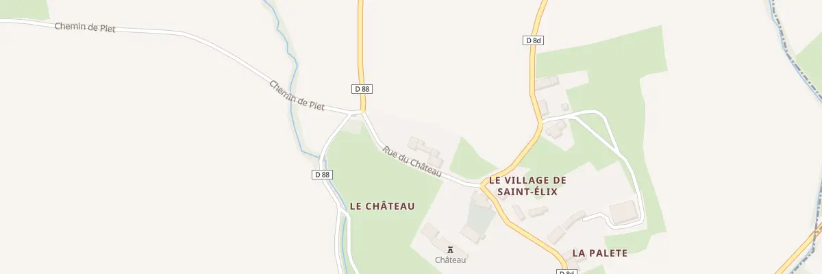Plan du 10 Le Chateau à Saint-Élix-Séglan