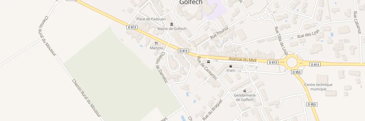 Plan du 18 Pl de l’Eglise à Golfech