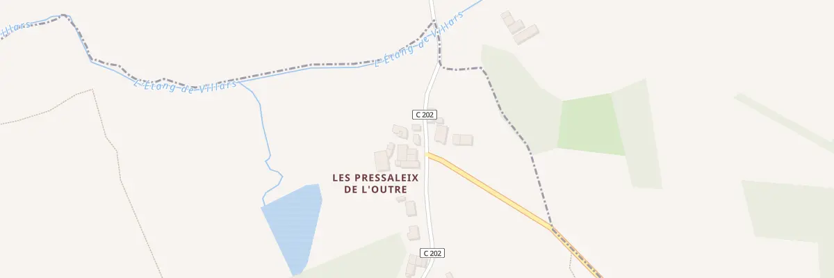 Plan du 565 Pressaleix de l’Outre à Saint-Junien