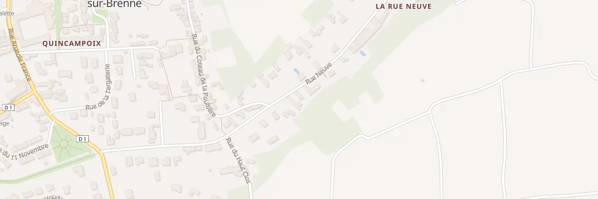 Plan du 23B Rue Neuve à Vernou-sur-Brenne