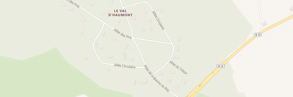 Plan du 13 All de la Breche du Roy à Pullay