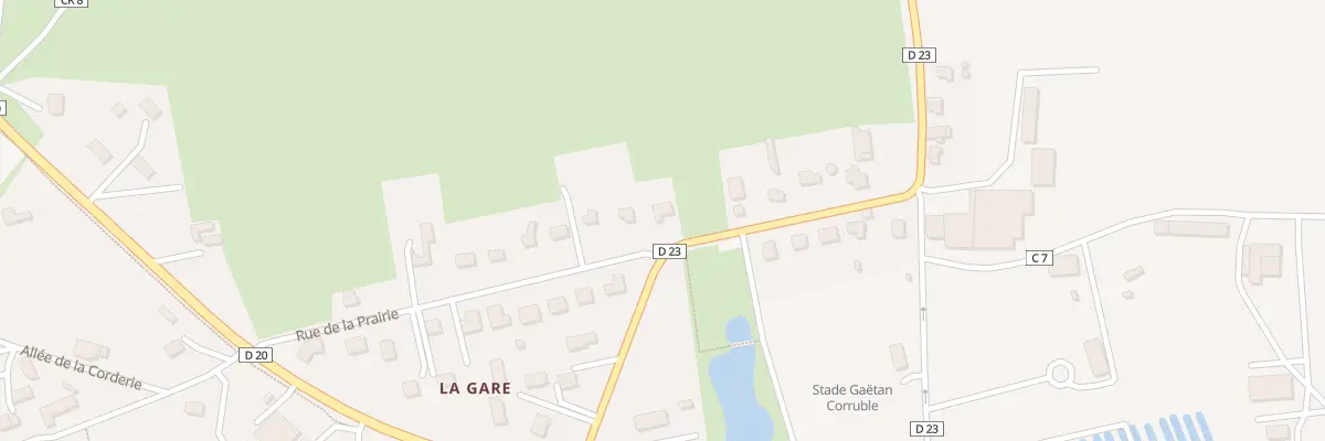 Plan du 289 Rue de la Prairie à Motteville
