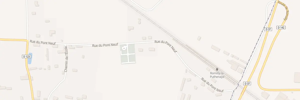 Plan du 6T Rue du Pont Neuf à Romilly-la-Puthenaye