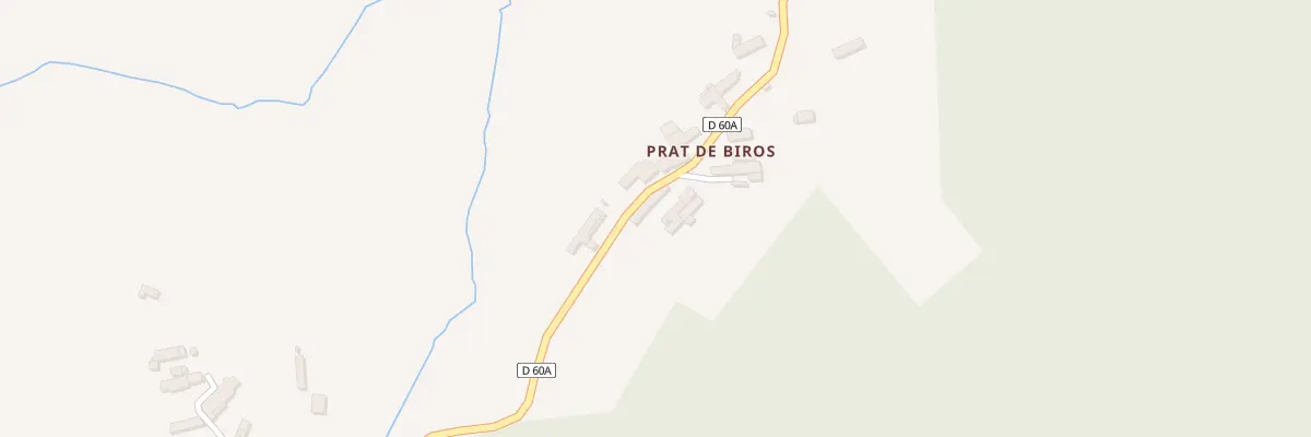 Plan du 224 Prat de Biros à Estadens