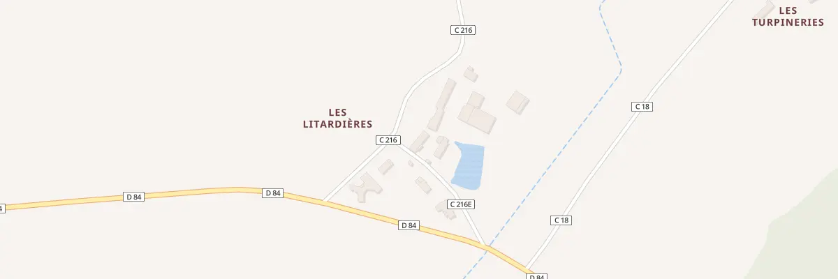 Plan du 3 Les Litardieres à Tauxigny-Saint-Bauld