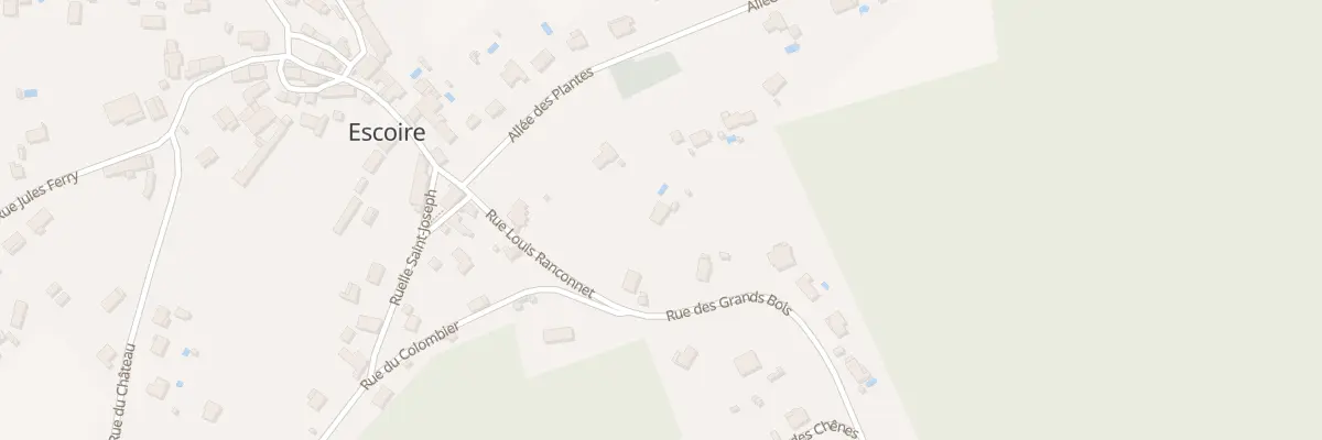 Plan du 3 Rue des Grands Bois à Escoire