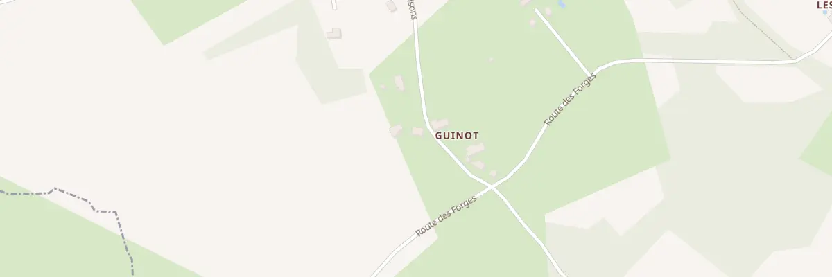 Plan du 29A Guinot à Lavalade