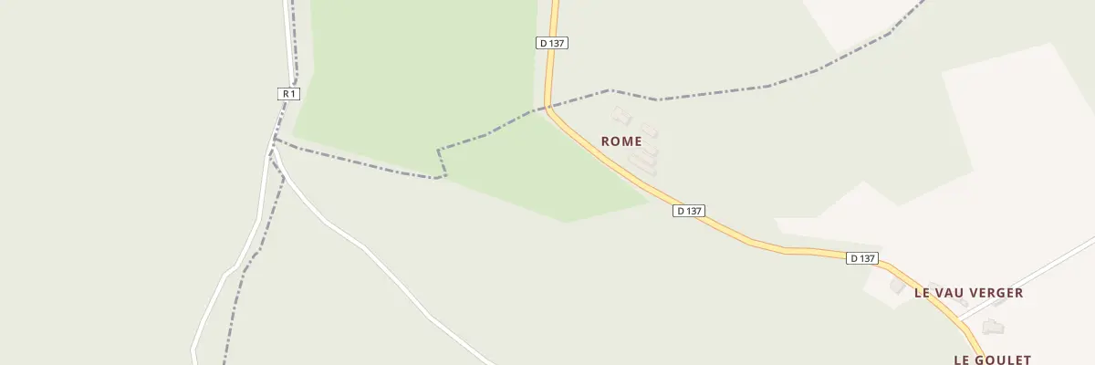 Plan du 534 Rome à Authon-du-Perche