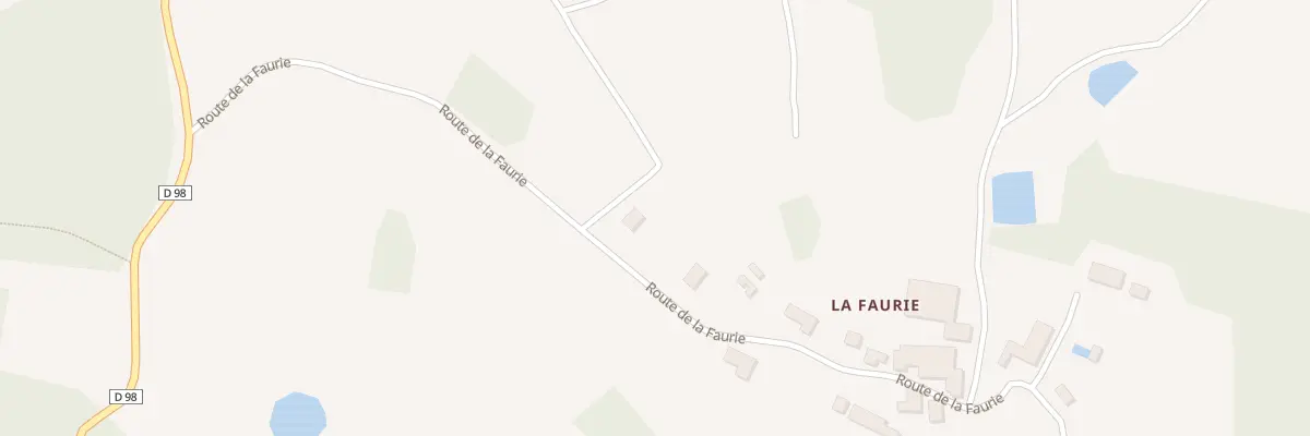 Plan du 5000 La Faurie Haute à Saint-Martin-de-Fressengeas