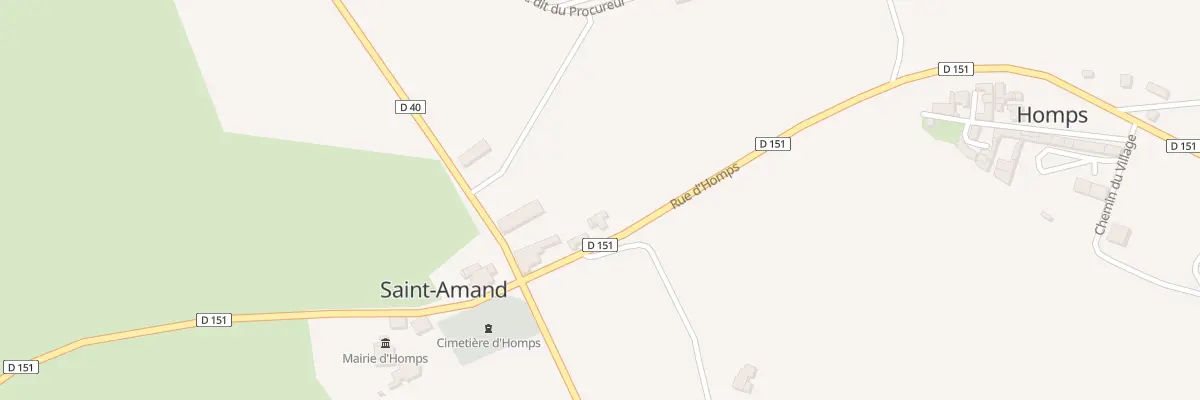 Plan du 5016 Au Procureur à Homps