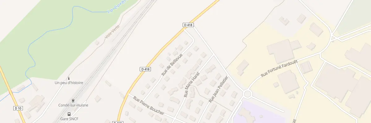 Plan du 18 Rue de Bellevue à Sablons sur Huisne