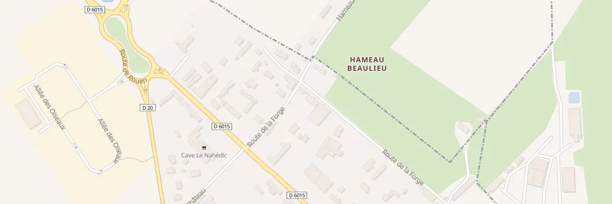 Plan du 92 Rte de la Forge à Croix-Mare