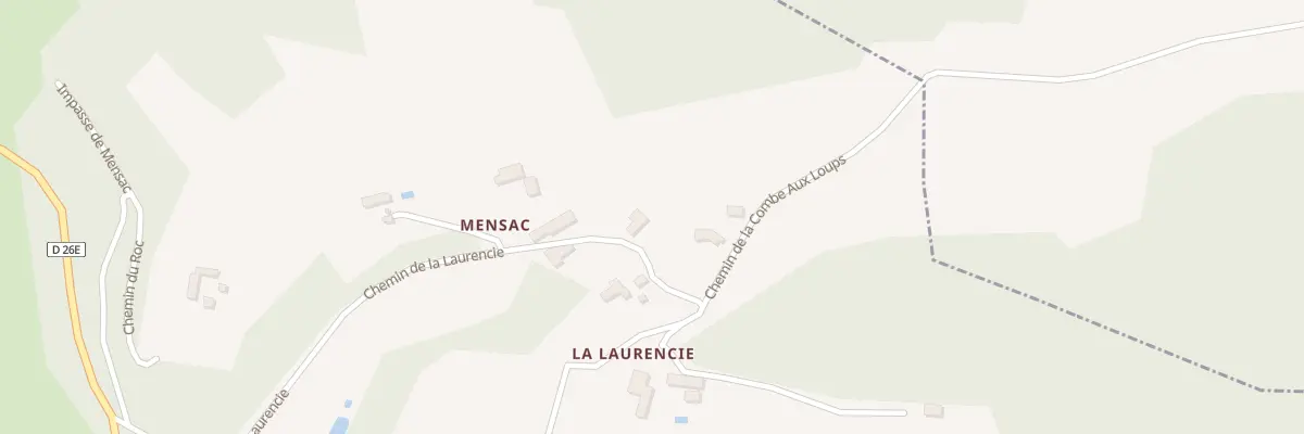 Plan du 34A La Laurencie à Sainte-Croix