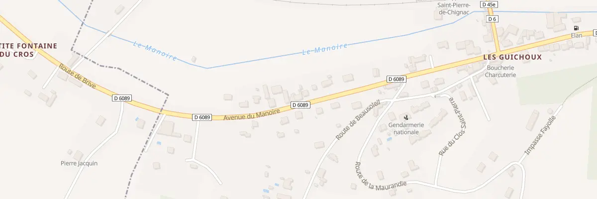Plan du 235 Av du Manoire à Saint-Pierre-de-Chignac