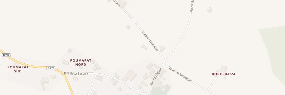 Plan du 107 Rte de Labrugue à Saint-Aubin