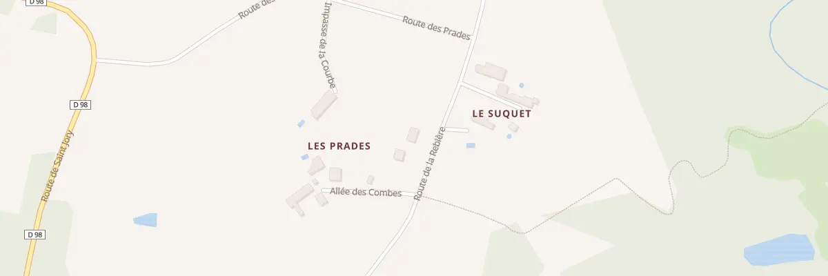 Plan du 5000 Les Prades à Creyssac