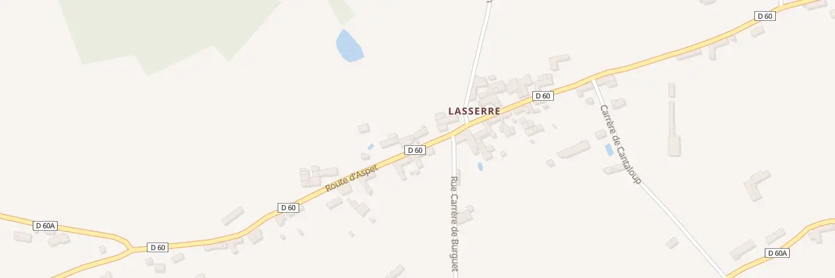 Plan du 34 Rue Carrere de Lasserre à Estadens