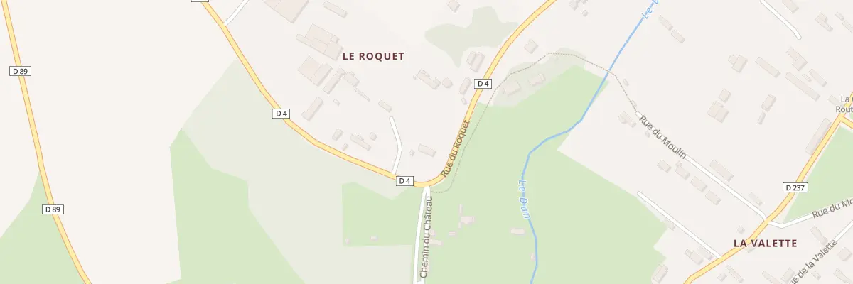 Plan du 8 Rue du Roquet à La Gaillarde