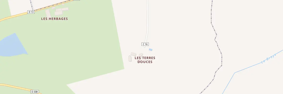 Plan du 84 Les Terres Douces à Saint-Bomer