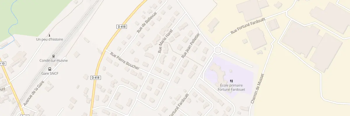 Plan du 11 Rue Jean Pelletier à Sablons sur Huisne