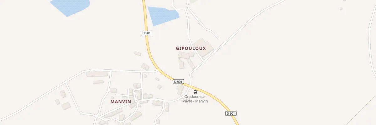 Plan du 2 Manvin à Oradour-sur-Vayres
