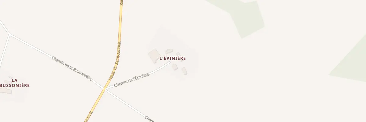 Plan du 2 Chem E l’Epiniere à Monthodon