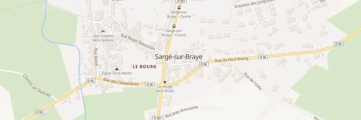 Plan du 5 Rue du Haut-Bourg à Sargé-sur-Braye