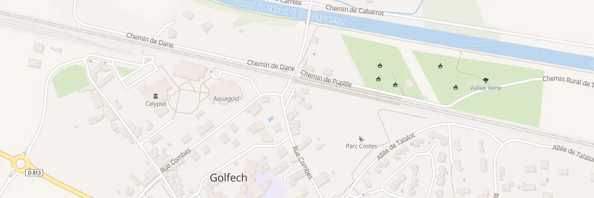 Plan du 2 Imp Pupille à Golfech